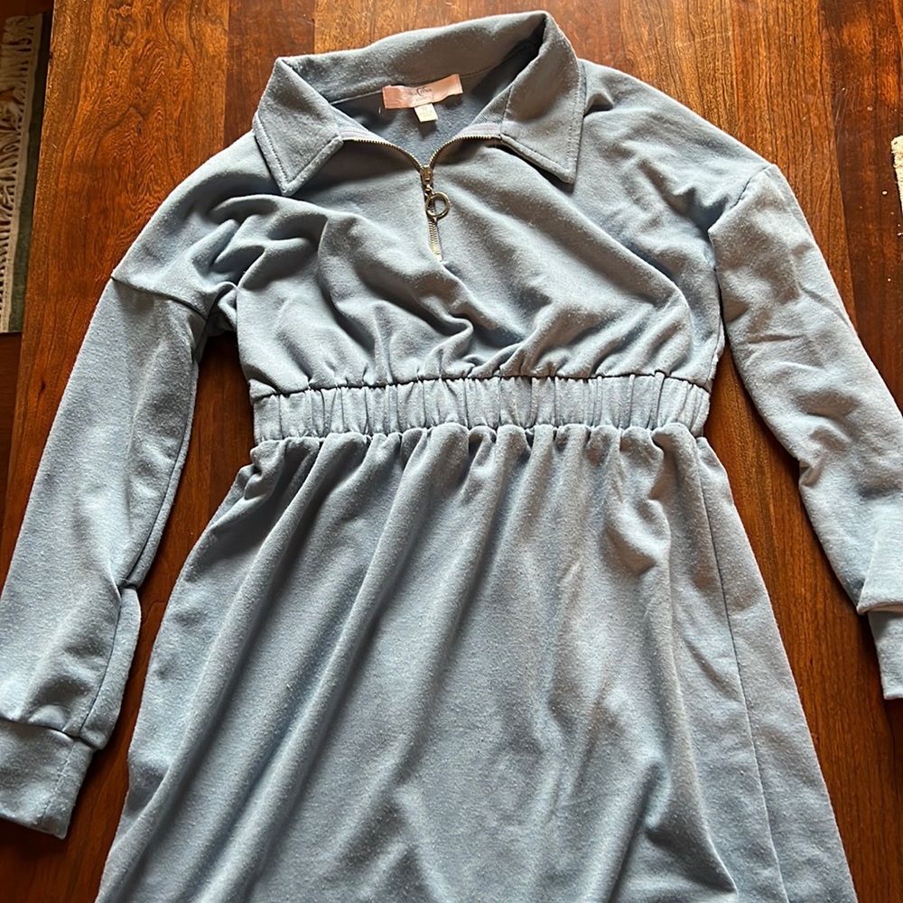Girls blue dress